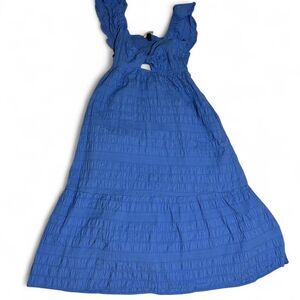 Universal-thread Women's Blue Dress with keyhole cut out size Large